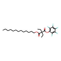 Diethylmalonic acid, pentafluorophenyl tridecyl ester