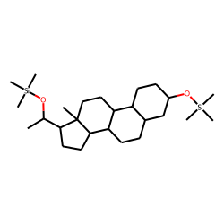 5«alpha»-Pregnane-3«alpha»,20«alpha»-diol, EO-TMS