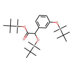 3-Hydroxymandelic acid, O,O-bis(tert-butyldimethylsilyl)-, tert-butyldimethylsilyl ester