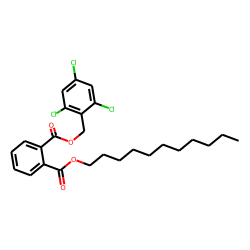 Phthalic acid, 2,4,6-trichlorobenzyl undecyl ester