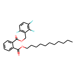 Phthalic acid, 2,3,6-trifluorobenzyl undecyl ester