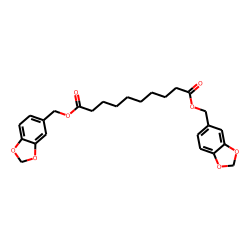 Sebacic acid, di((1,3-benzodioxol-5-yl)methyl) ester