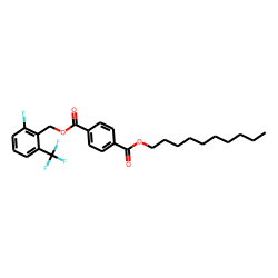 Terephthalic acid, decyl 2-fluoro-6-(trifluoromethyl)benzyl ester