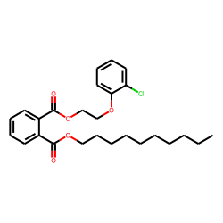 Phthalic acid, 2-(4-chlorophenoxy)ethyl decyl ester