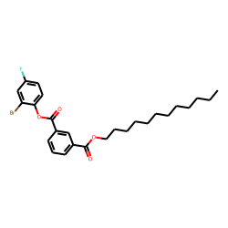 Isophthalic acid, 2-bromo-4-fluorophenyl dodecyl ester