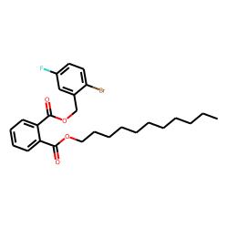 Phthalic acid, 2-bromo-5-fluorobenzyl undecyl ester