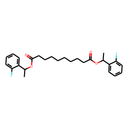 Sebacic acid, di(1-(2-fluorophenyl)ethyl) ester