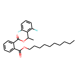 Phthalic acid, decyl 1-(2,6-difluorophenyl)ethyl ester