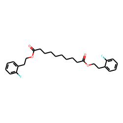 Sebacic acid, di(2-(2-fluorophenyl)ethyl) ester