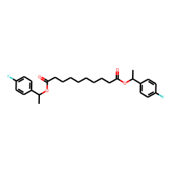 Sebacic acid, di(1-(4-fluorophenyl)ethyl) ester