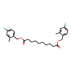 Sebacic acid, di(4-chloro-2-methylbenzyl) ester