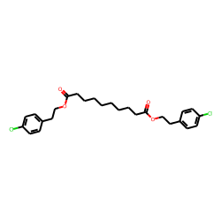 Sebacic acid, di(4-chlorophenethyl) ester