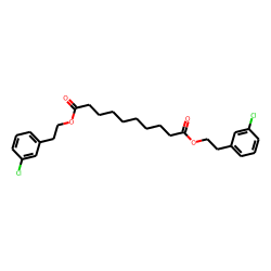 Sebacic acid, di(3-chlorophenethyl) ester