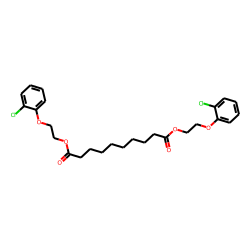 Sebacic acid, di(2-(2-chlorophenoxy)ethyl) ester
