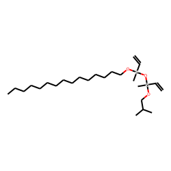 Silane, methylvinyl(isobutoxy)(methylvinylpentadecyloxysilyloxy)-