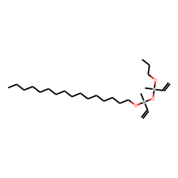 Silane, methylvinyl(hexadecyloxy)(methylvinylpropoxysilyloxy)-