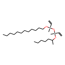 Silane, methylvinyl(hept-2-yloxy)(methylvinyldodecyloxysilyloxy)-