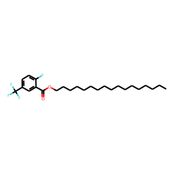 2-Fluoro-5-trifluoromethylbenzoic acid, heptadecyl ester