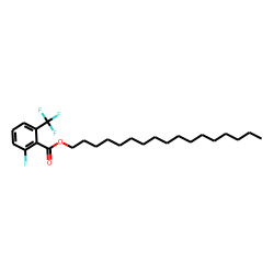 6-Fluoro-2-trifluoromethylbenzoic acid, heptadecyl ester
