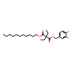 Diethylmalonic acid, 3,4-difluorobenzyl undecyl ester