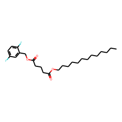 Glutaric acid, 2,5-difluorobenzyl tridecyl ester