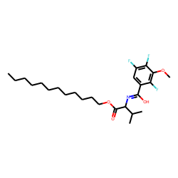 L-Valine, N-(3-methoxy-2,4,5-trifluorobenzoyl)-, dodecyl ester