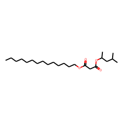 Malonic acid, 4-methylpent-2-yl tetradecyl ester