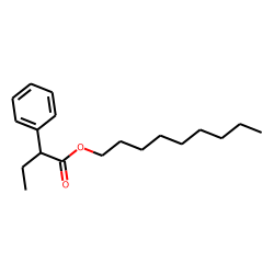 Butyric acid, 2-phenyl-, nonyl ester