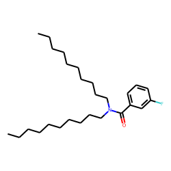 Benzamide, N,N-didecyl-3-fluoro-