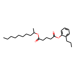 Glutaric acid, dec-2-yl 2-propylphenyl ester