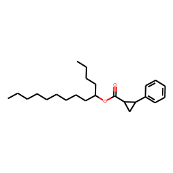 Cyclopropanecarboxylic acid, trans-2-phenyl-, tetradec-5-yl ester