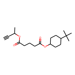 Glutaric acid, but-3-yn-2-yl trans-4-tert-butylcyclohexyl ester