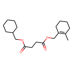 Succinic acid, cyclohexylmethyl (2-methylcyclohex-1-en-1-yl)methyl ester