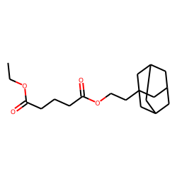 Glutaric acid, 2-(adamant-1-yl)ethyl ethyl ester