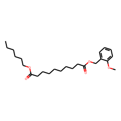 Sebacic acid, hexyl 2-methoxybenzyl ester
