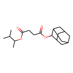 Succinic acid, 3-methylbut-2-yl adamant-2-yl ester