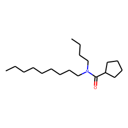 Cyclopentanecarboxamide, N-butyl-N-nonyl-