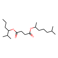 Succinic acid, 6-methylhept-2-yl 2-methylhex-3-yl ester