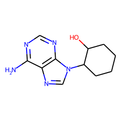 Adenine, 9-(2-hydroxycyclohexyl)-, trans-