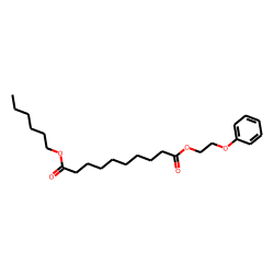 Sebacic acid, hexyl 2-phenoxyethyl ester