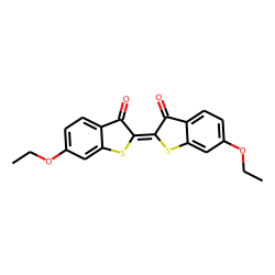 6-ethoxy-2-(6-ethoxy-3-oxobenzo[b]thien-2(3H)-ylidene)benzo[b]thiophene-3(2H)-one