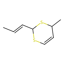 4H-1,3-DITHIIN, 4-METHYL-2-(1-PROPENYL)-