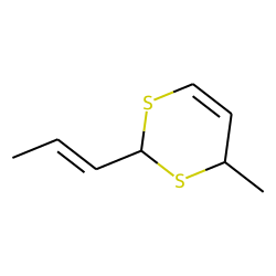 4H-1,3-Dithiin, 4-methyl-2-(1-propenyl)-
