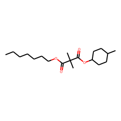 Dimethylmalonic acid, cis-4-methylcyclohexyl heptyl ester
