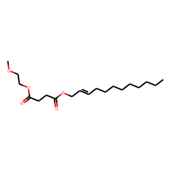 Succinic acid, dodec-2-en-1-yl 2-methoxyethyl ester