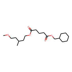 Glutaric acid, cyclohexylmethyl 3-methyl-5-methoxypentyl ester