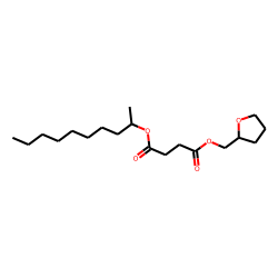 Succinic acid, dec-2-yl tetrahydrofurfuryl ester