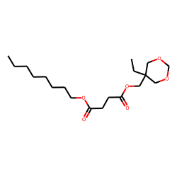 Succinic acid, (5-ethyl-1,3-dioxan-5-yl)methyl octyl ester