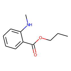 Benzoic acid, 2-(methylamino)-, propyl ester