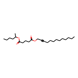 Glutaric acid, tridec-2-yn-1-yl 2-hexyl ester